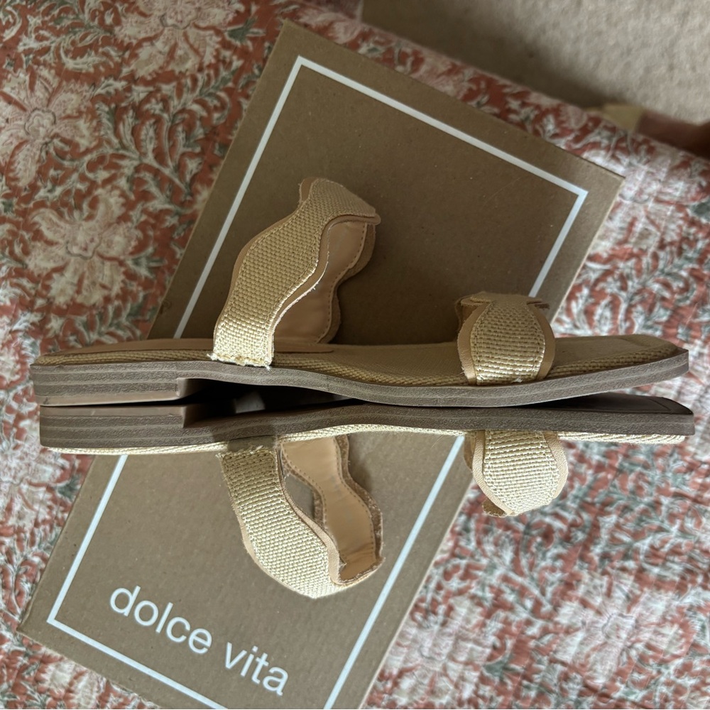 Dolce Vita Natural Sandals - Picture 2 of 5